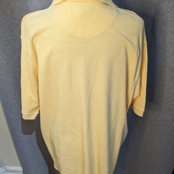 Georgia Tech Yellow Jackets Men's Polo Dress Shirt Size XL Gold - Picture 2 of 3